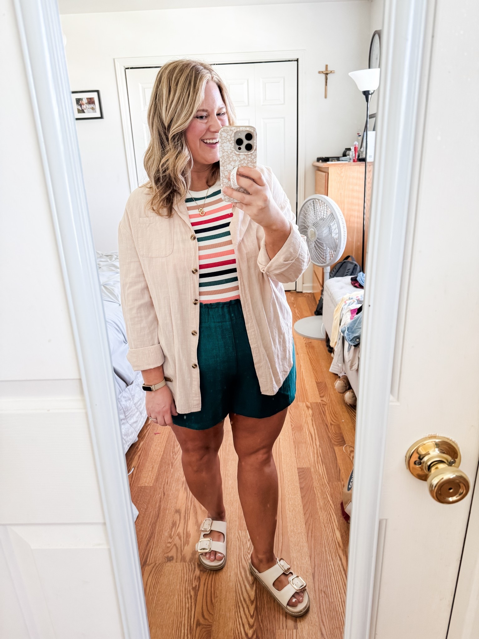 Love these shorts and tank together! Wearing a large in the tank and an XL in shorts! 

#LTKSeasonal #LTKMidsize #LTKFindsUnder50