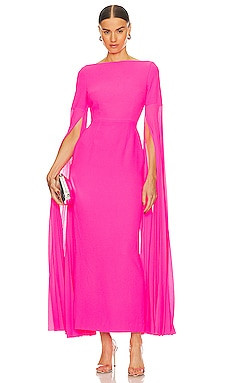 SOLACE London Grace Maxi Dress in Hot Pink from Revolve.com | Revolve Clothing (Global)