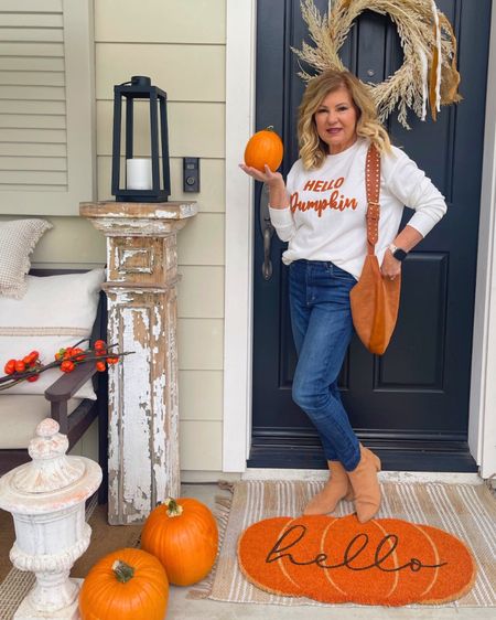 I'm loving my fall finds from @Shiraleah! 
Decorate your front door and welcome your guests with this fun doormat
Every time I wear my Hello Pumpkin sweatshirt I get smiles, it is so fun!
My new fall crossbody bag is roomy and is perfect for travel. The Cognac color goes with everything!
Shiraleah has fab gifting options for the holidays ahead too!
#ad #gifted #Shiraleah #fall #fallfashion #falldecor

#LTKSeasonal #LTKGiftGuide #LTKHalloween