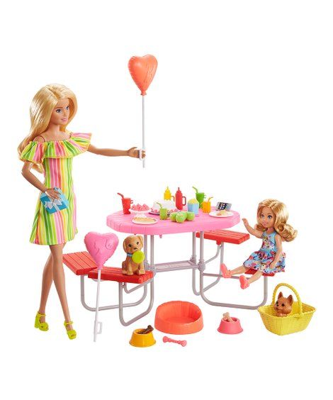 Barbie | Barbie Puppy Picnic Party Set | Zulily