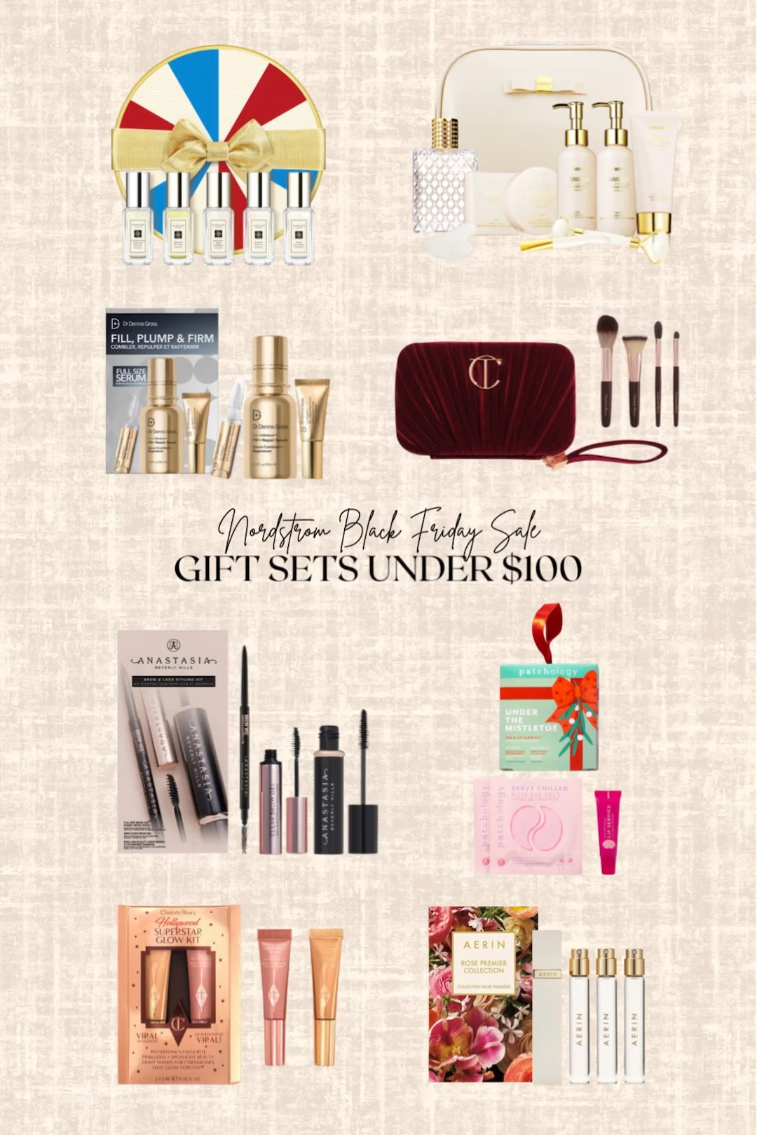 Nordstrom Black Friday Sale! Gift Sets Under $100! 

Eye and lip glow set, eyeliner, Charlotte Tilbury brushes, blush set, bath and body spa kit, Dr. Dennis Gross skincare, perfume collection 

#LTKGiftGuide #LTKHoliday #LTKCyberWeek
