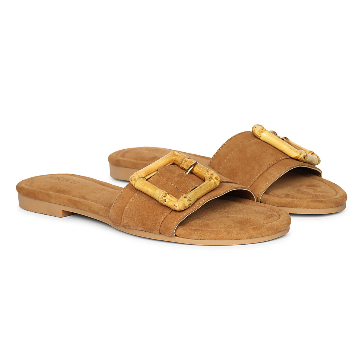 Amsterdam Suede - Cognac Sandals | FUTURE BRANDS GROUP