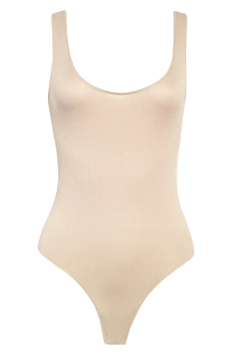 SKIMS Stretch RIb Scoop Neck Bodysuit | Nordstrom | Nordstrom