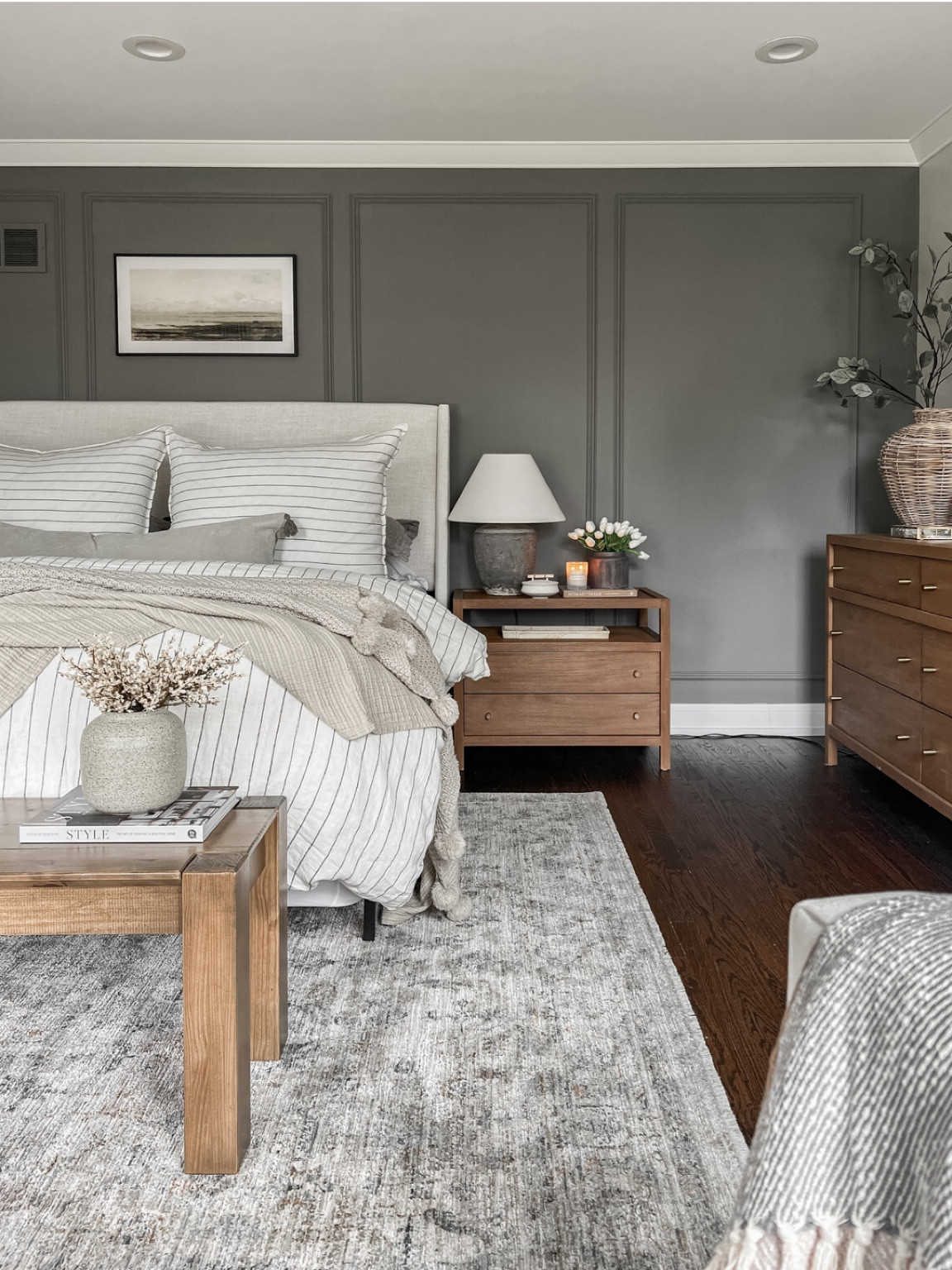 Master bedroom rug refresh! New Jean Stoffer x Loloi rug in our bedroom - I love this style The Katherine (KES-03) Beige/Mist

Primary bedroom. Neutral bedding. Neutral rug. Vintage rug  

#LTKhome #LTKstyletip #LTKsalealert