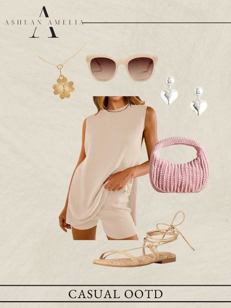 amazon set, pink handbag, heart earrings, silver earrings, sunglasses, spring sandals, spring shoes, gold necklace, spring outfit 

#LTKSeasonal #LTKFindsUnder100 #LTKStyleTip