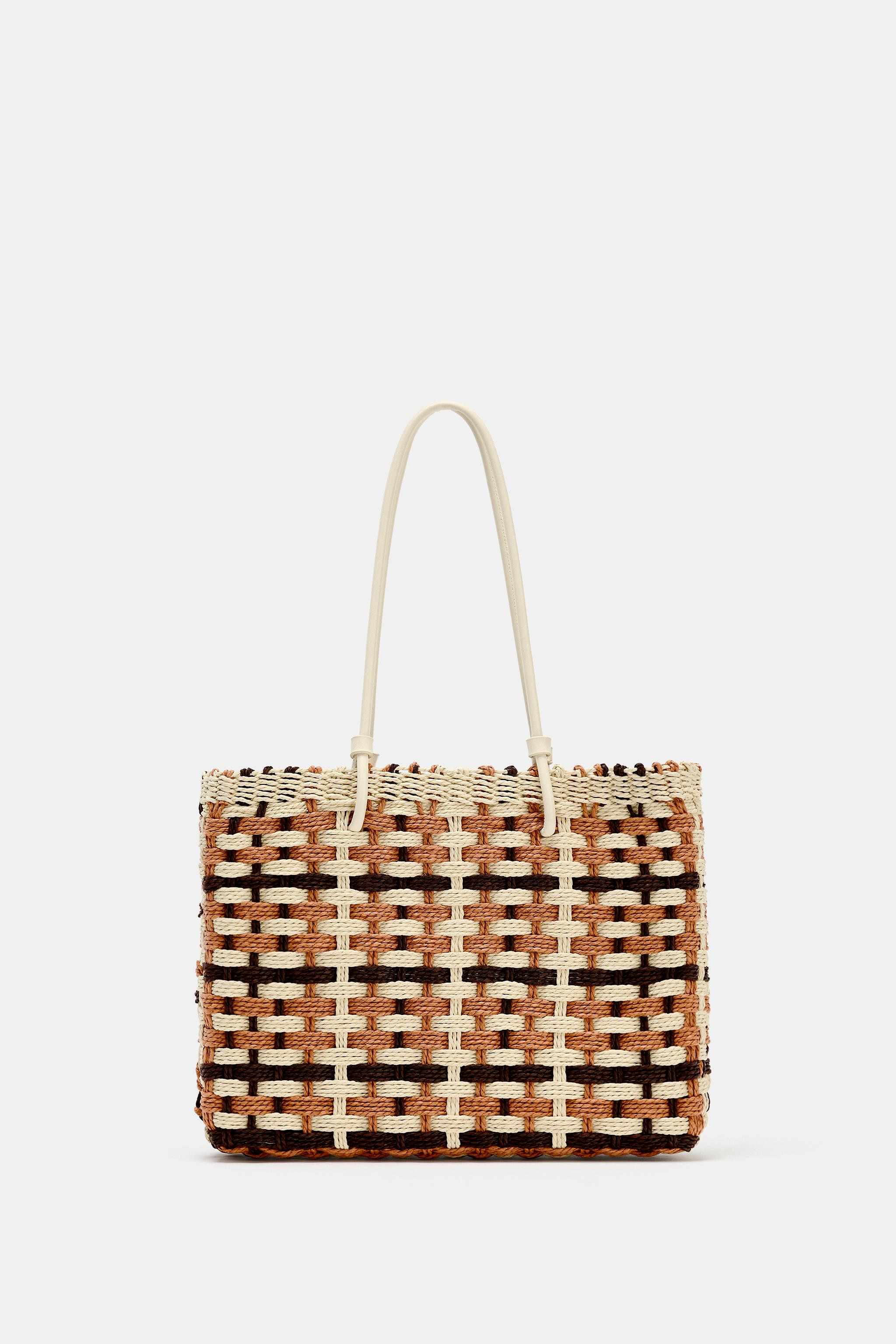 BRAIDED-EFFECT MINI TOTE BAG | Zara UK