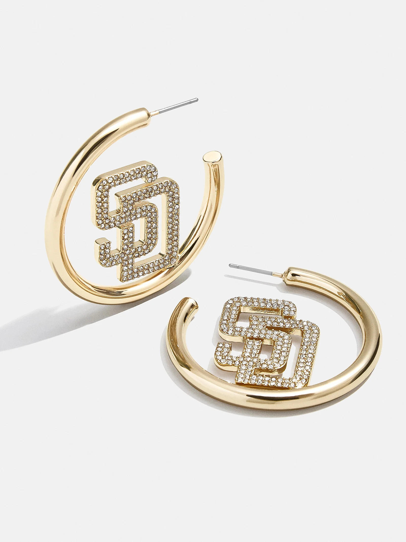 MLB Gold Logo Hoops - San Diego Padres | BaubleBar (US)