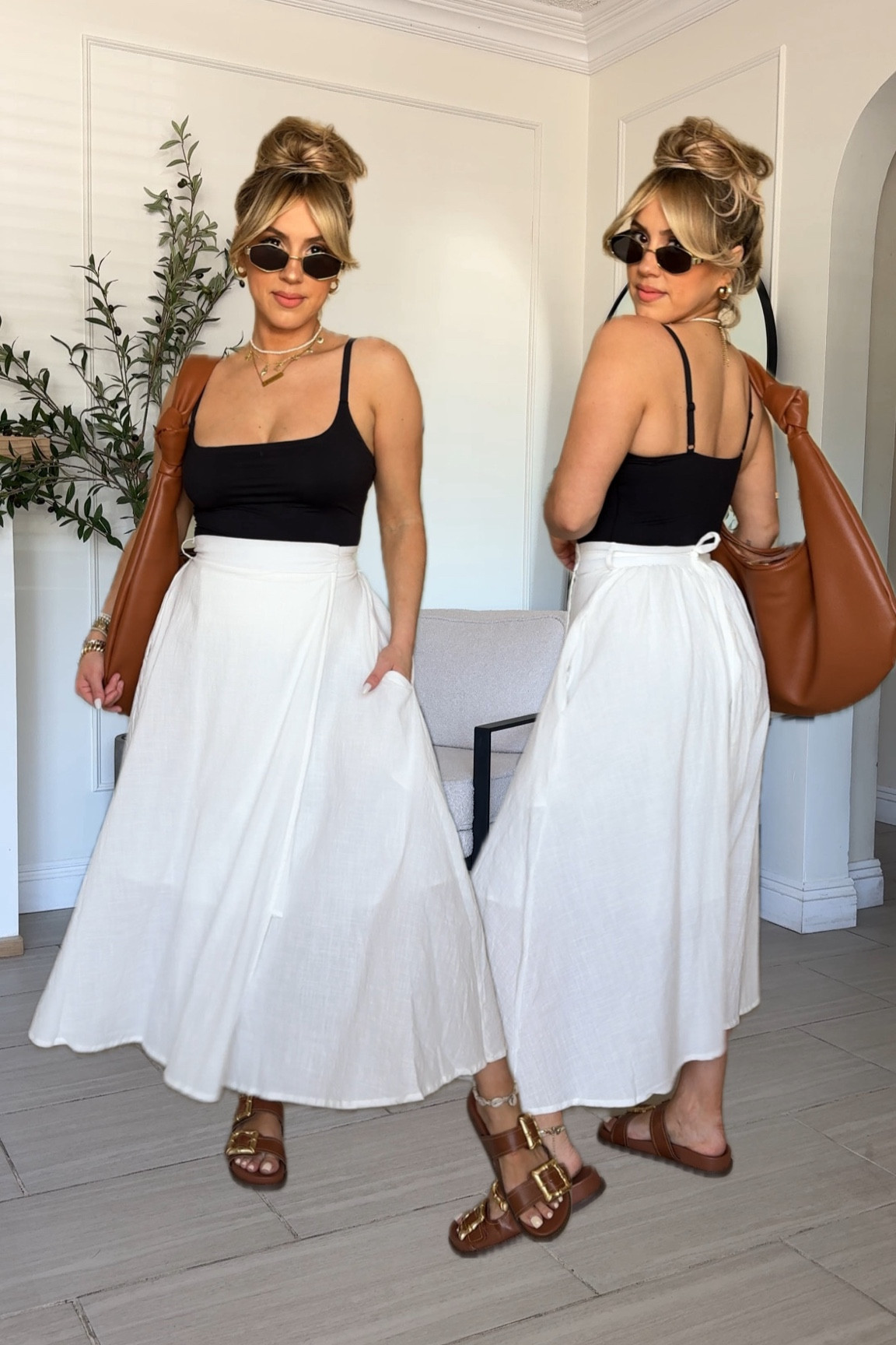 The perfect summer vacation Amazon outfit! 

✔️ Small in tank + wrap A-line skirt 

#LTKStyleTip #LTKFindsUnder50 #LTKSummerSales