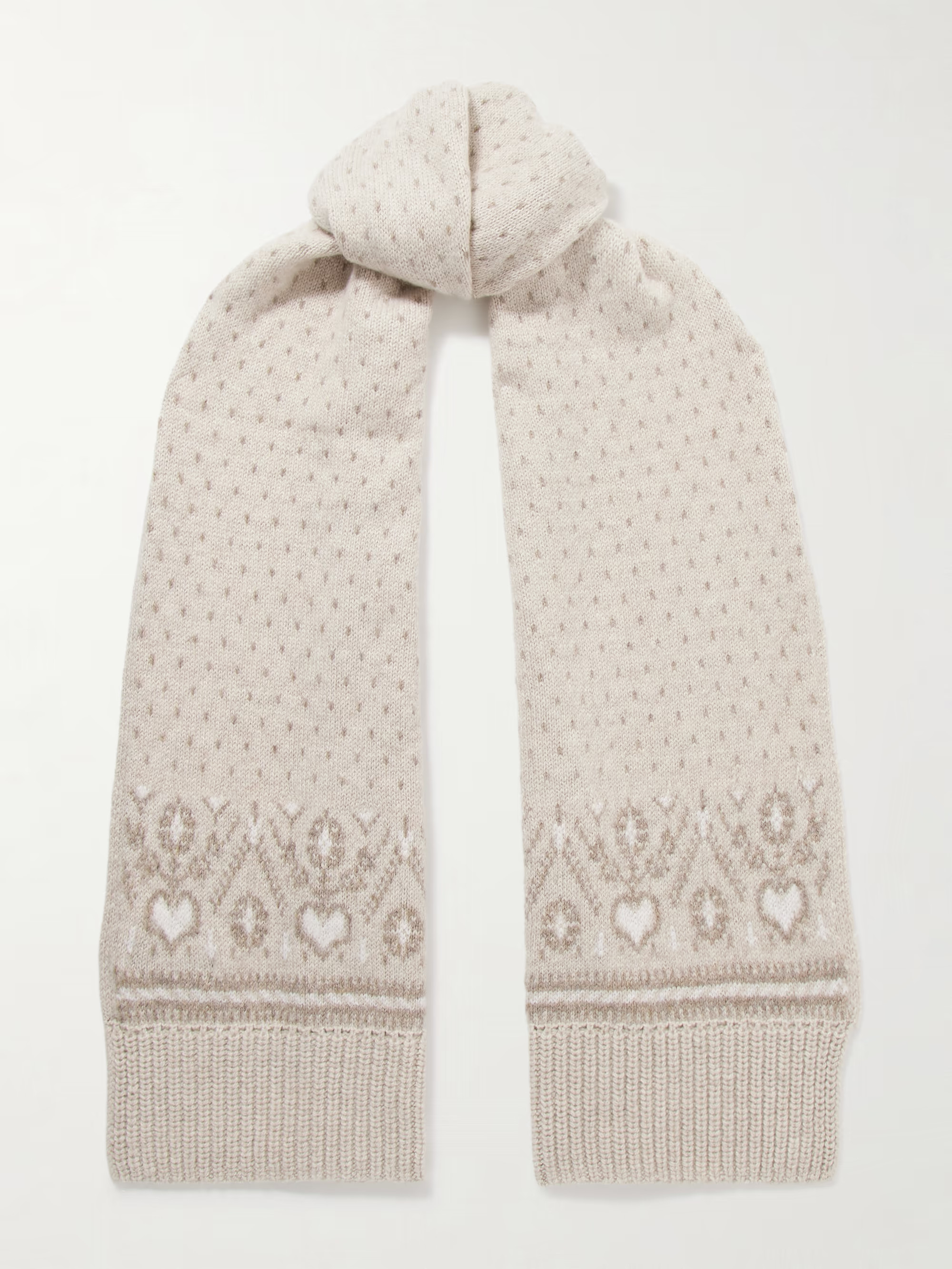 Lucerne Schal aus Kaschmir mit Fair-Isle-Muster | NET-A-PORTER (UK & EU)