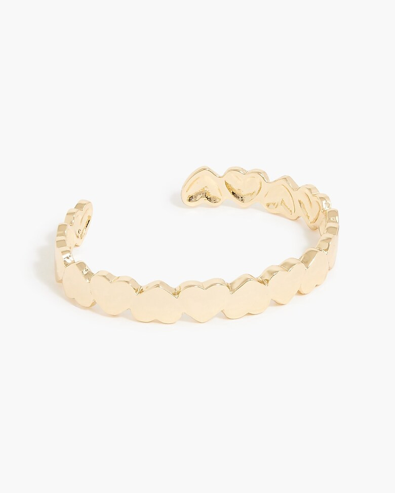 Heart cuff bracelet | J.Crew Factory