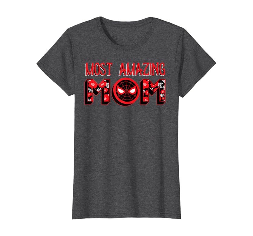 Marvel Mother's Day Spider-Man Most Amazing Mom T-Shirt | Amazon (US)