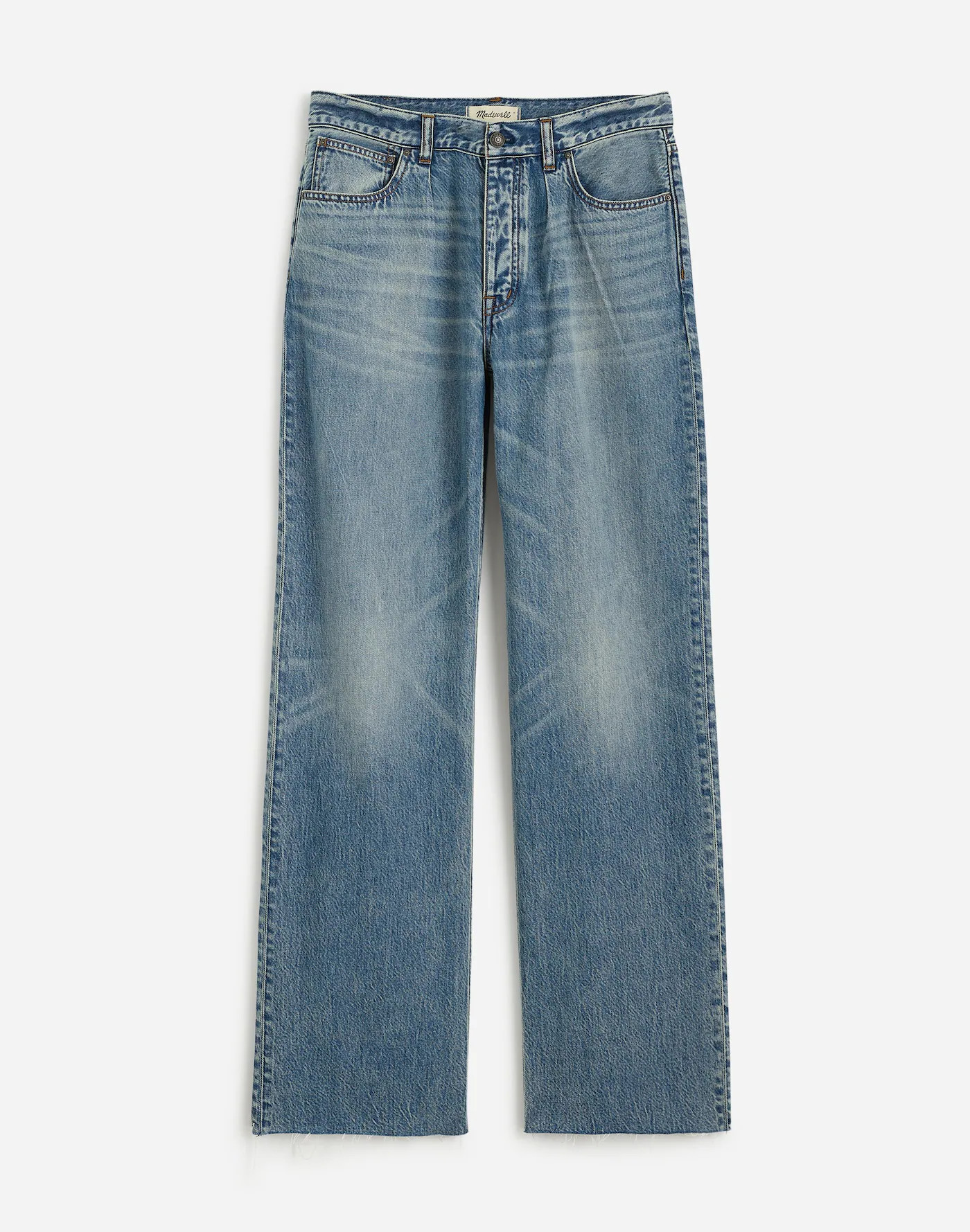 Pleated Low-Slung Baggy Jean in Billings Wash: Airy Denim Edition | Madewell | Madewell