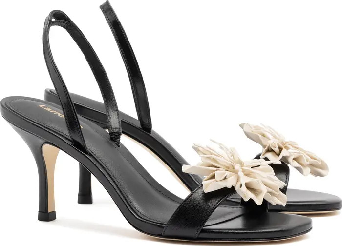 Larroudé Hibiscus Slingback Sandal (Women) | Nordstrom | Nordstrom