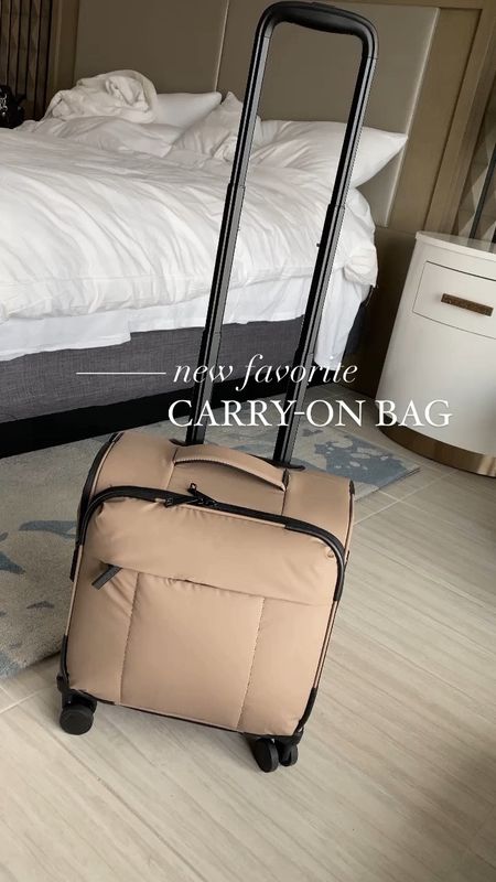 My new favorite carry-on bag. Fit underneath the airplane seat in front of me. Holds almost as much as my duffle bag with the same styling. Comes in 3 colors. This is the chocolate. 
Travel bag  Vacation. Getaway. 
Linking other options as well  

#LTKover40 #LTKitbag #LTKtravel