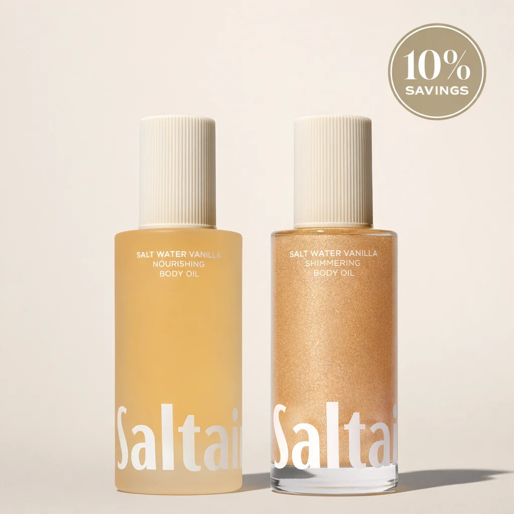 Shimmer + Glow Body Oil Duo | Saltair