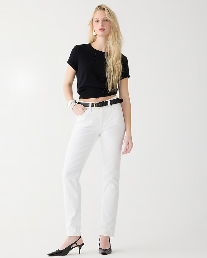 9" vintage slim-straight jean in white wash | J. Crew US