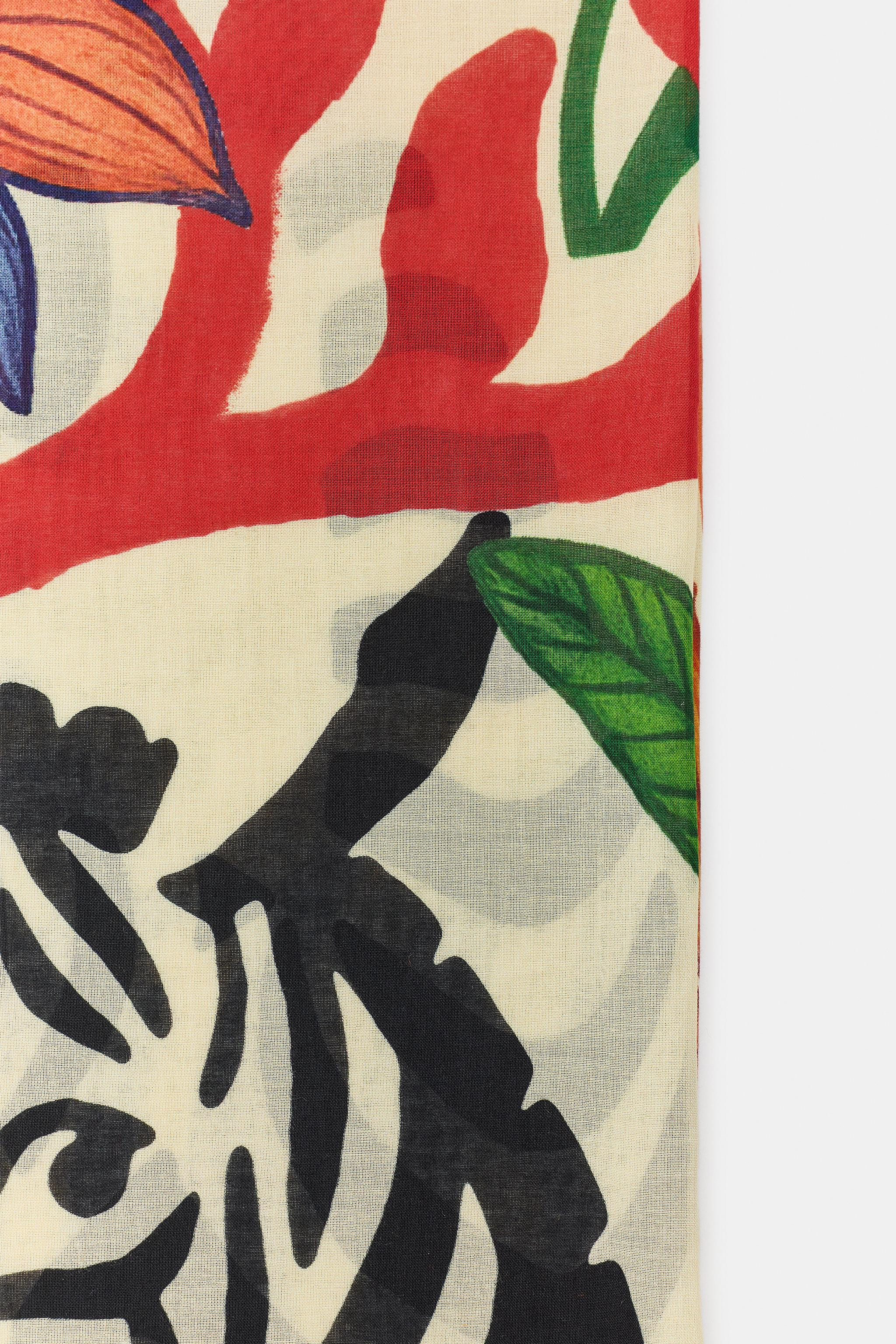 FLORAL PRINT SCARF | Zara US