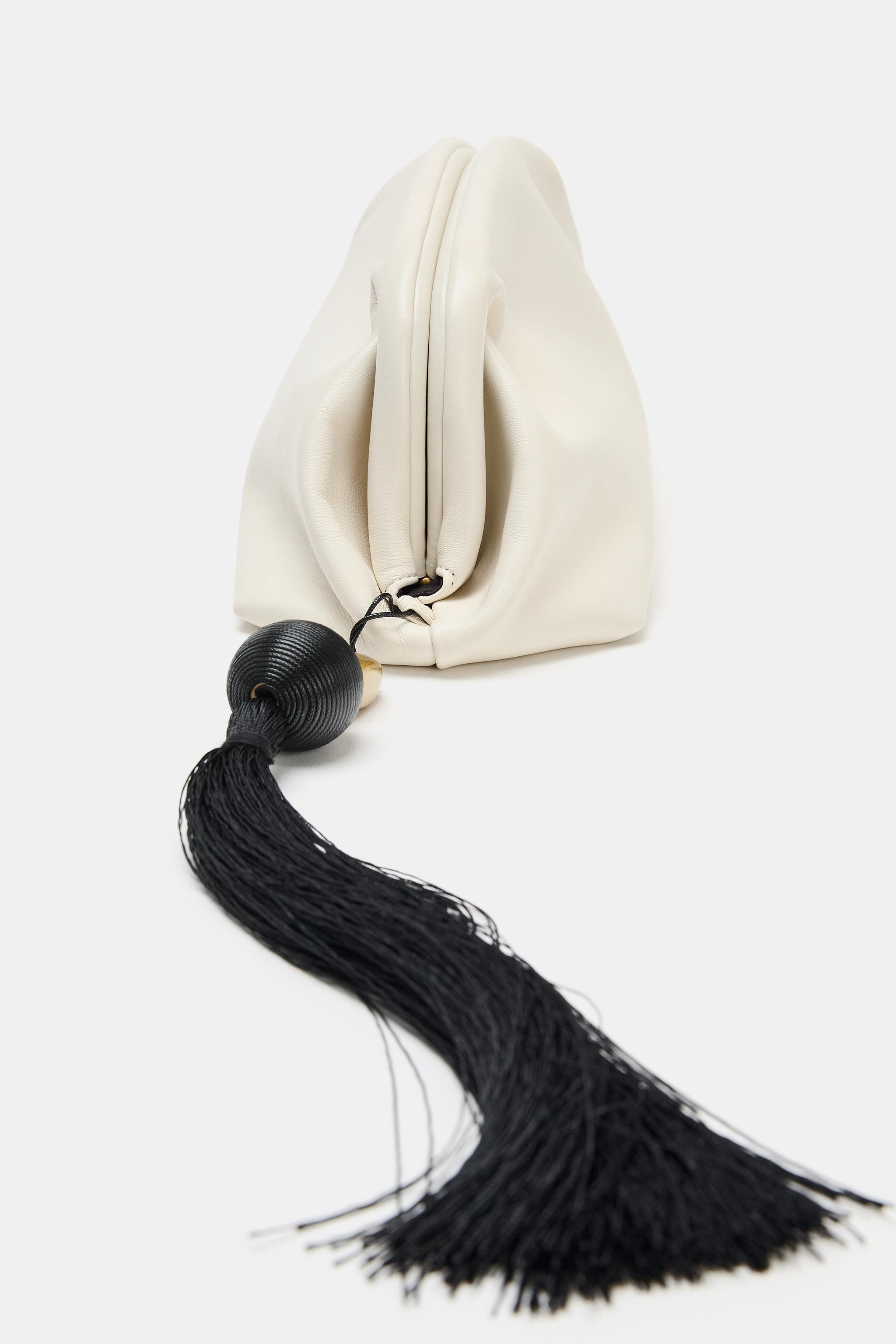 LEATHER POUCH BAG | Zara UK