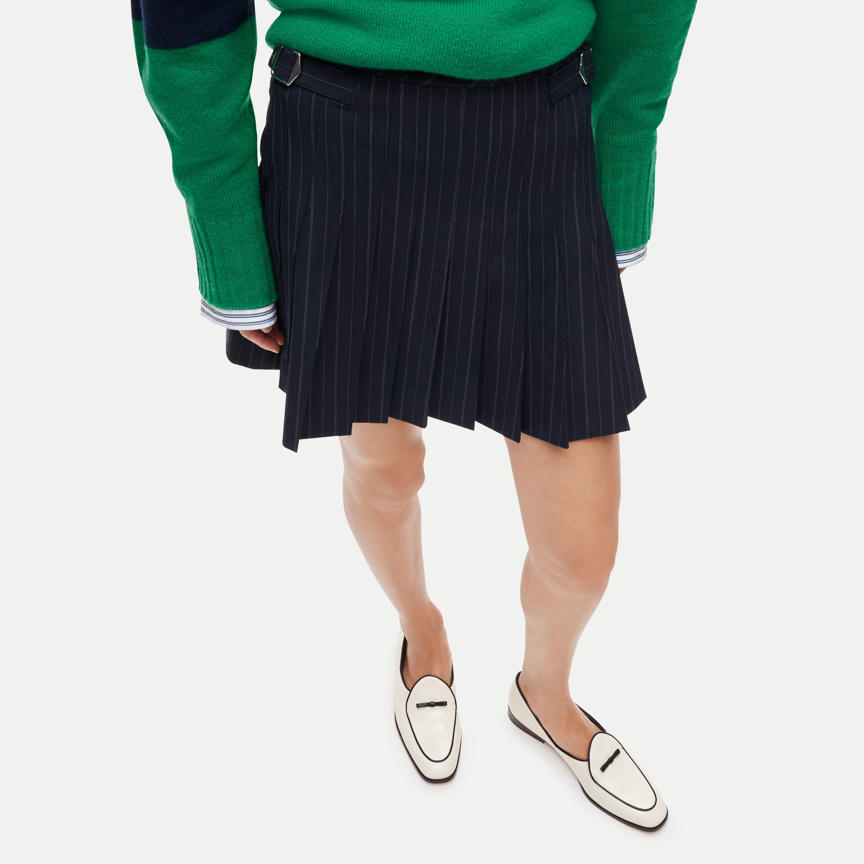 Smoking slippers in eel-embossed leather | J. Crew US
