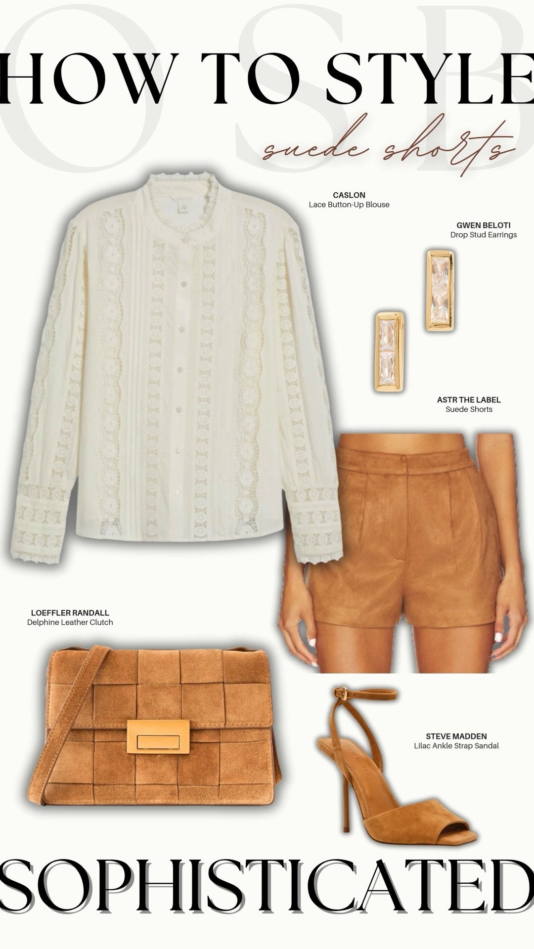 ASTR the Label suede shorts styled sophisticated! 🤍

#LTKStyleTip