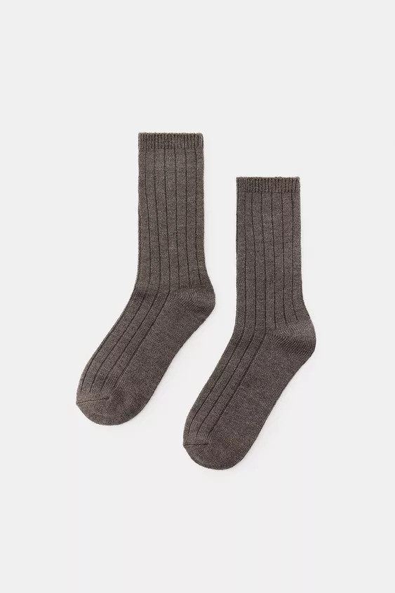 BASIC RIBBED SOCKS | Zara UK