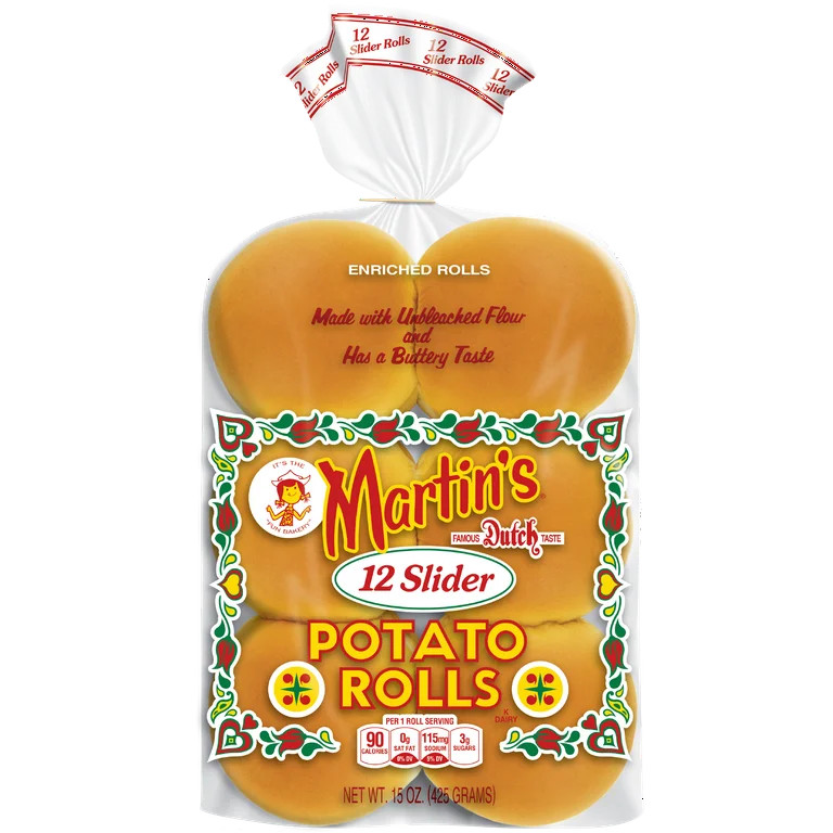 Martin's Slider Potato Rolls, 12 Count, 3 inch, fresh | Walmart (US)