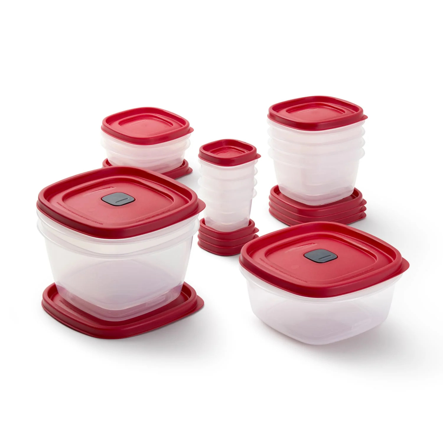 Rubbermaid 26-Piece BPA-Free Plastic Food Storage Set, Plastic Food Storage Containers with Easy ... | Walmart (US)