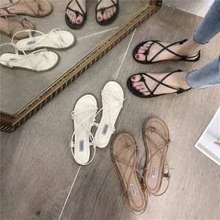Strappy Flat Sandals | YesStyle Global