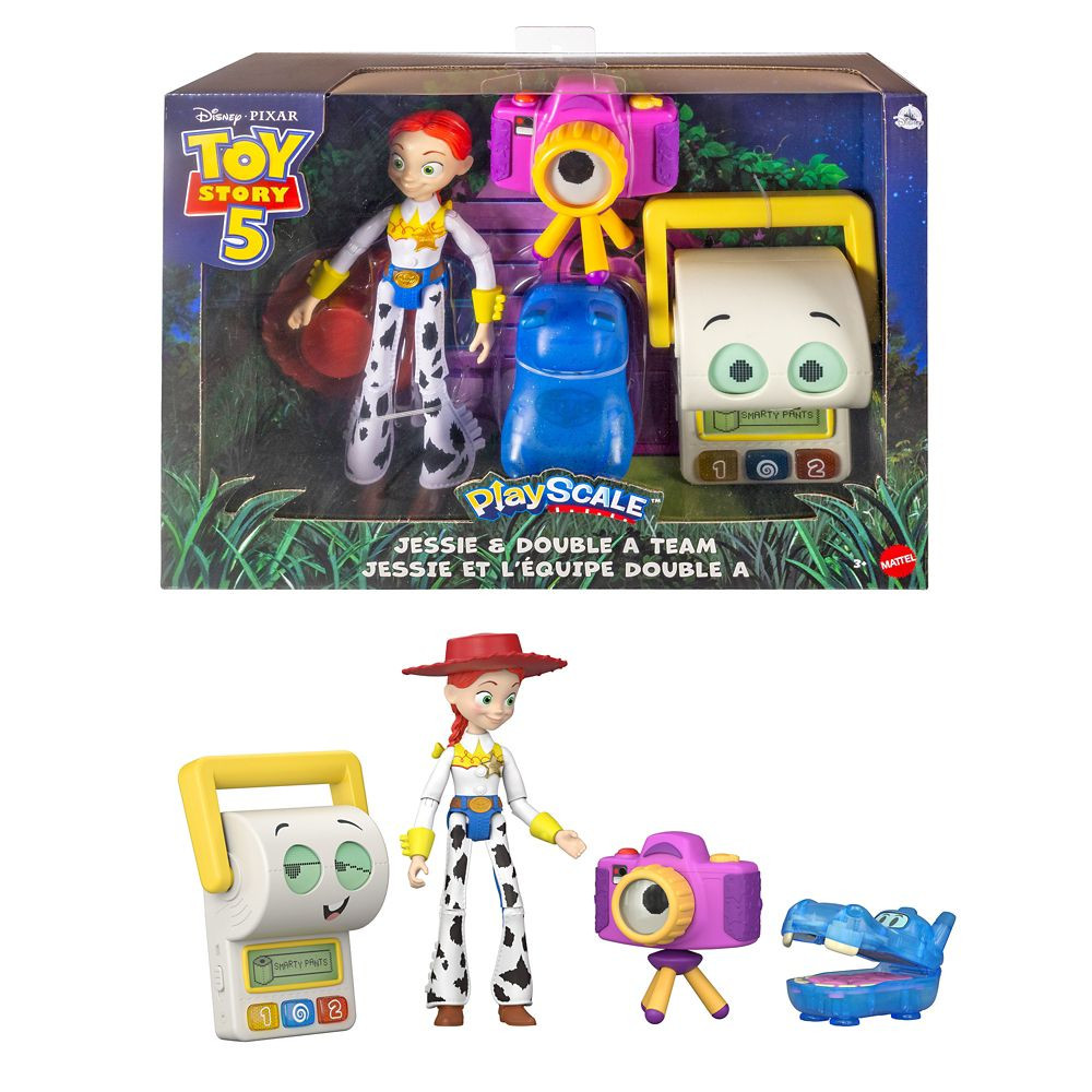 Jessie and Double A Team Action Figure Set by Mattel – Toy Story 5 | Disney Store | Disney Store