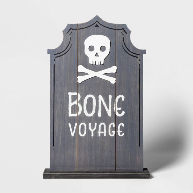 Falloween Large Bone Voyage Halloween Decorative Tombstone - Hyde & EEK! Boutique™ | Target