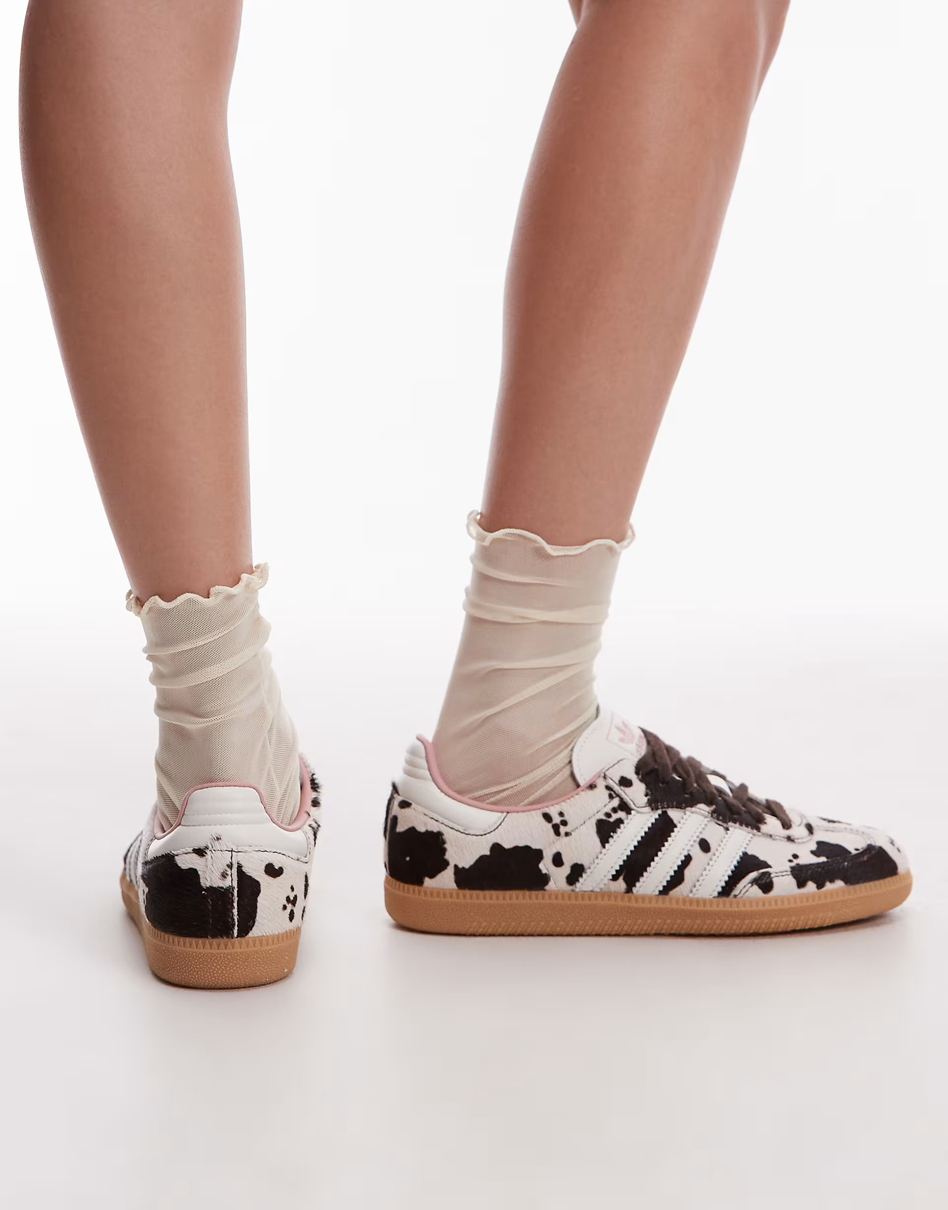 adidas Originals Samba OG sneakers in cow print- exclusive to ASOS | ASOS (Global)