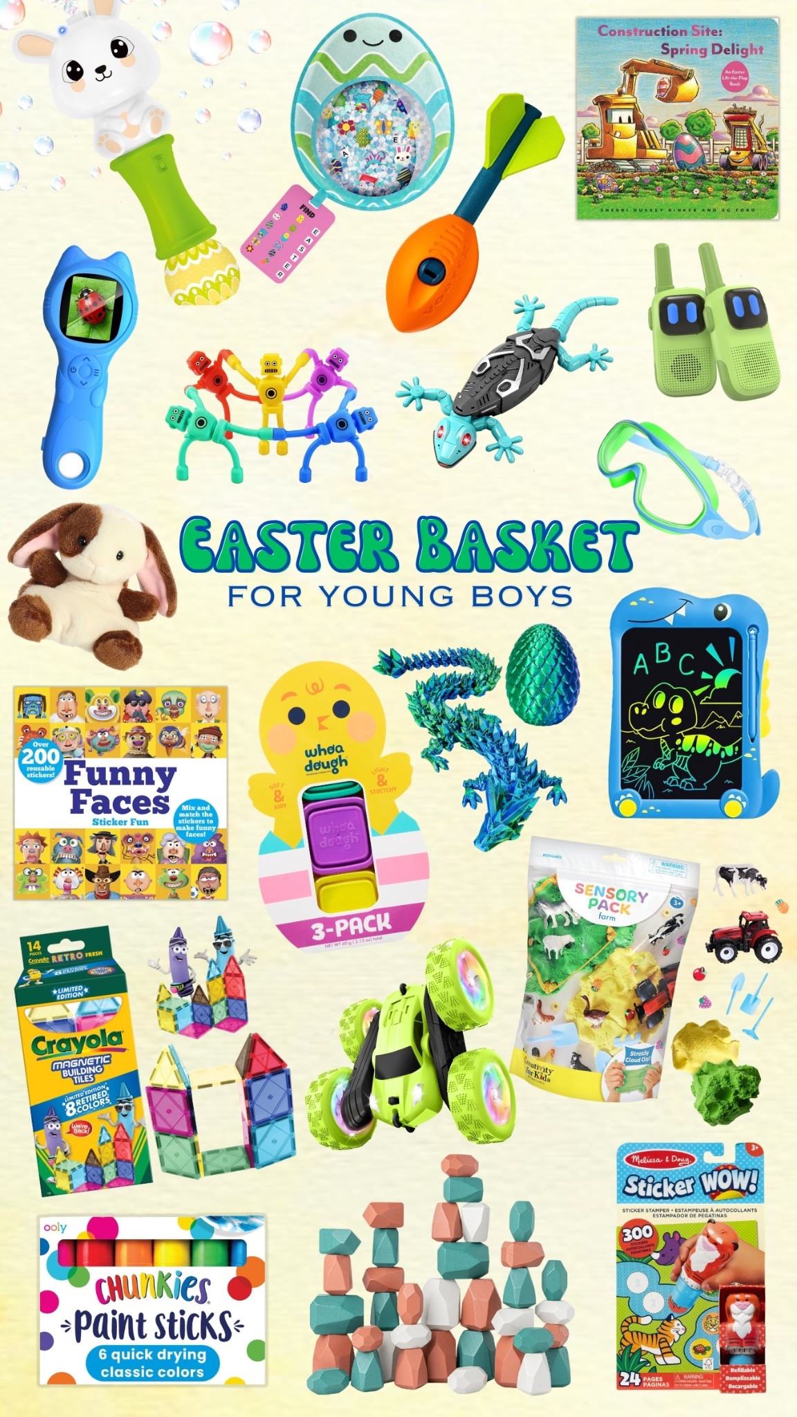 Easter basket ideas for boys. Easter basket fillers for toddler boy. Gifts for 3, 4, 5, 6, 7 year old. Non candy Easter basket stuffers. Birthday present for little boy. 

#LTKKids #LTKSeasonal #LTKSaleAlert