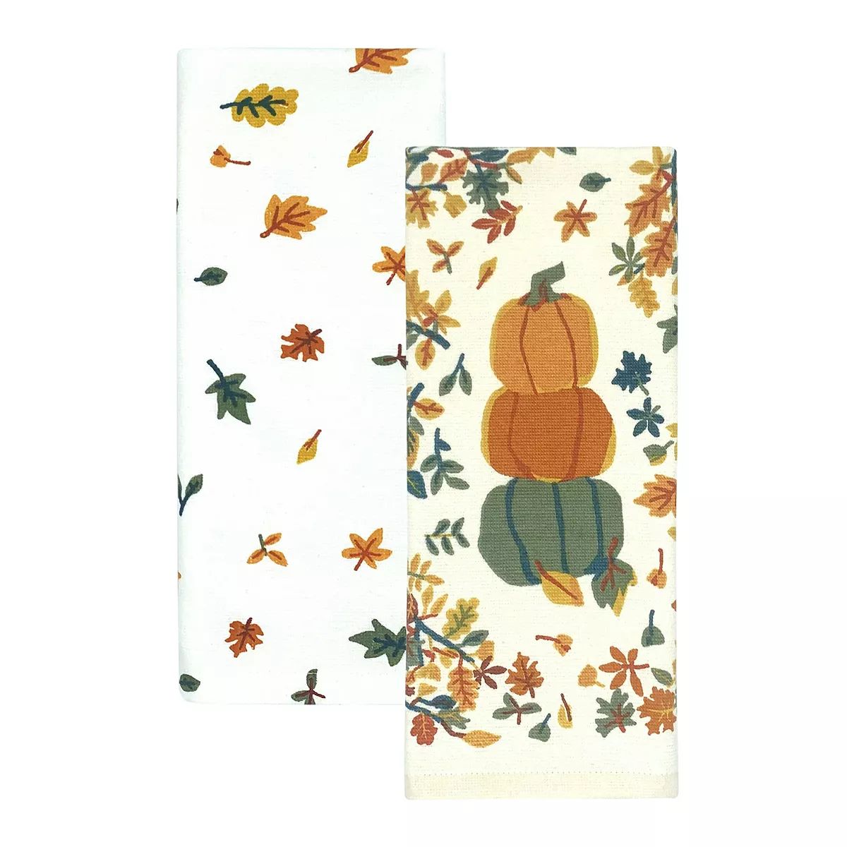 Celebrate Together™ Fall Pumpkin Stack Kitchen Towel 2-pk. | Kohl's