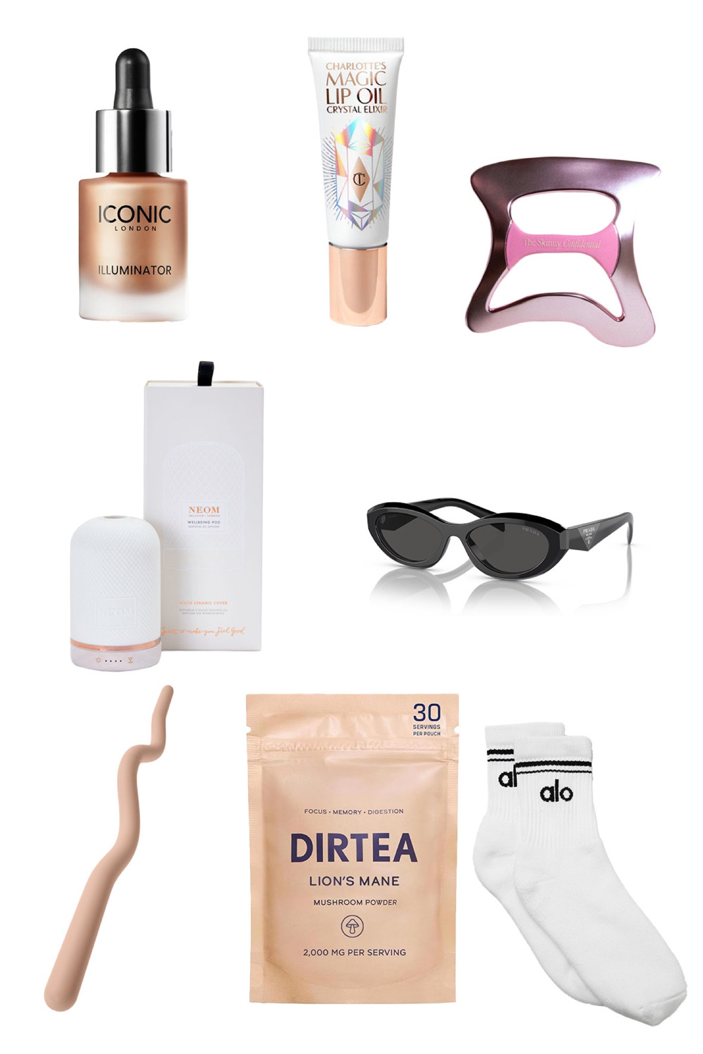 Wellness Girl Essentials ✨

Brands:
Iconic London
Charlotte Tilbury
Skinny Confidential
Bala 
Alo Yoga
Dirtea 
Neom 
Prada 

#LTKgiftguide #LTKautumn #LTKuk