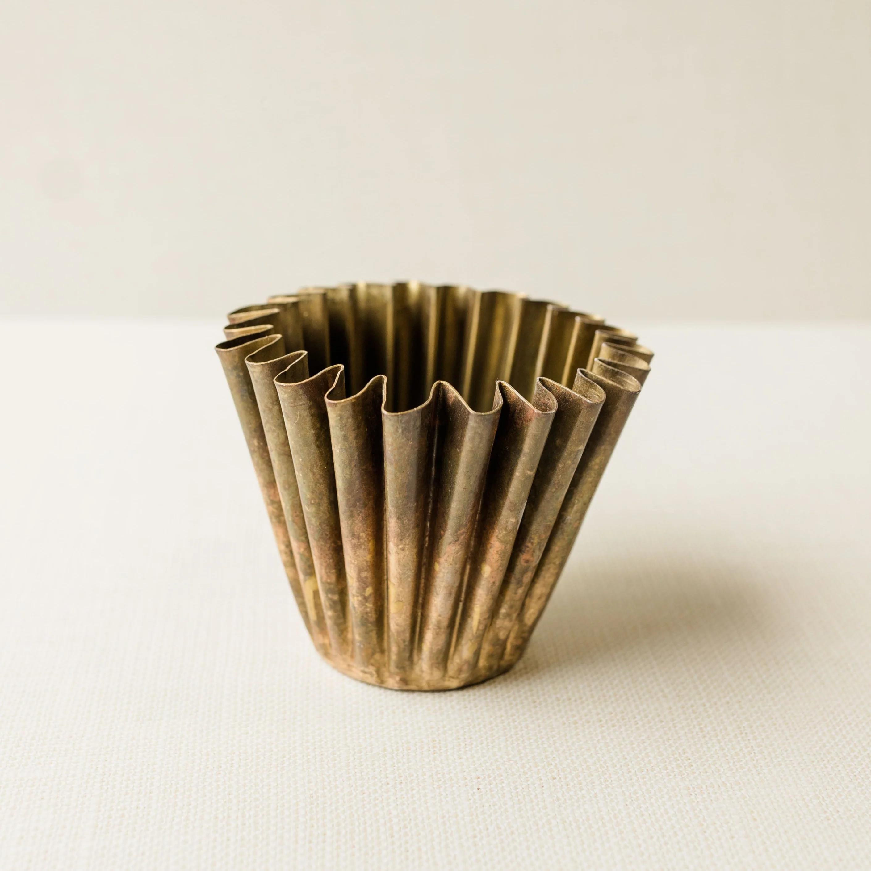 Fluted Gold Pot | Joyfully Said
