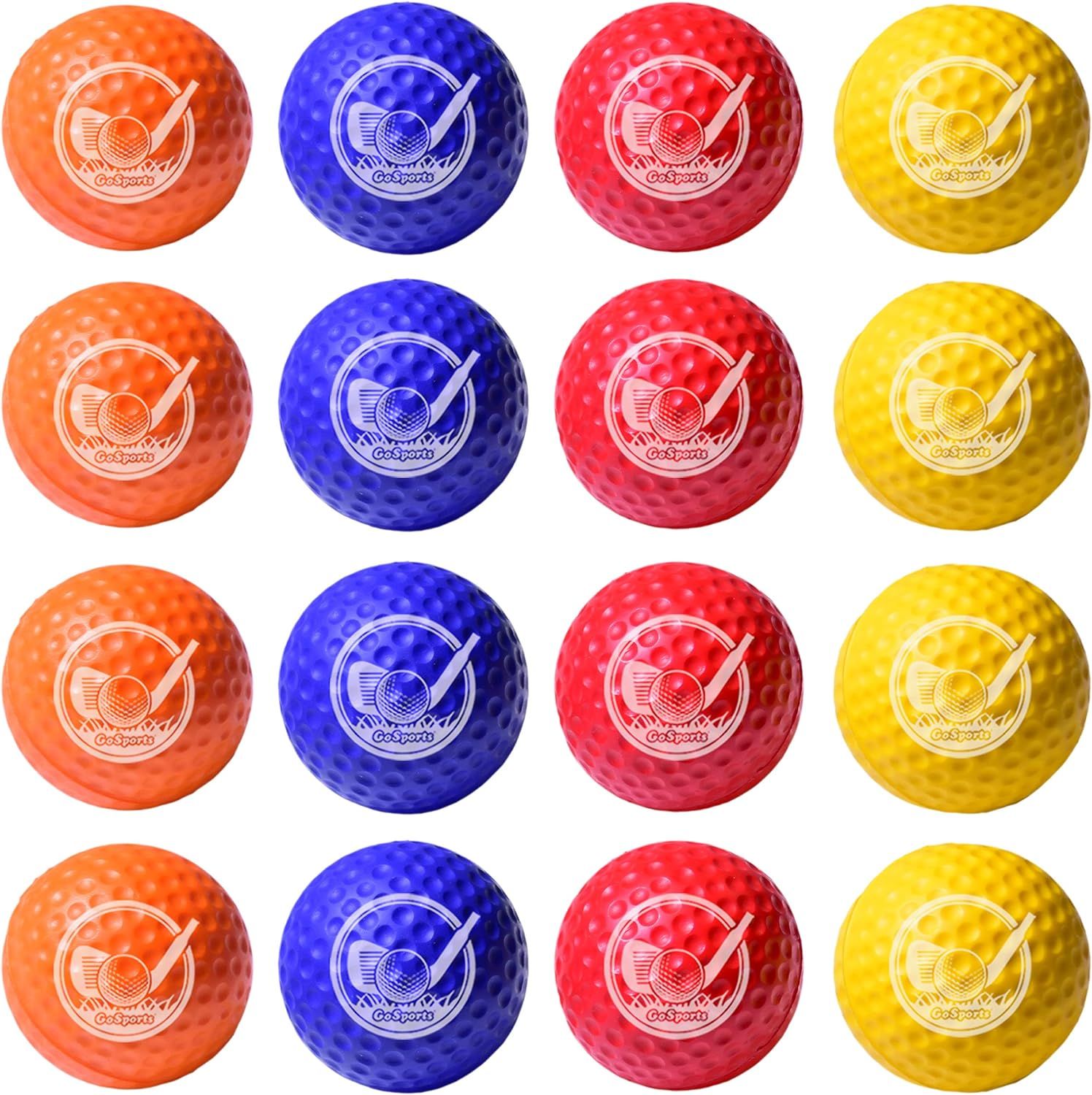 GoSports Foam Golf Practice Balls - Realistic Feel and Limited Flight - Soft for Indoor or Outdoo... | Amazon (US)