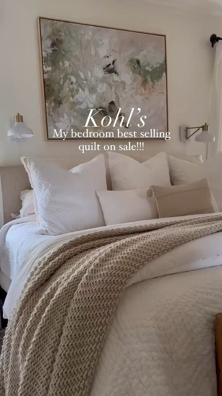 my best selling quilt from kohls on sale!!

#LTKHome #LTKSaleAlert #LTKVideo