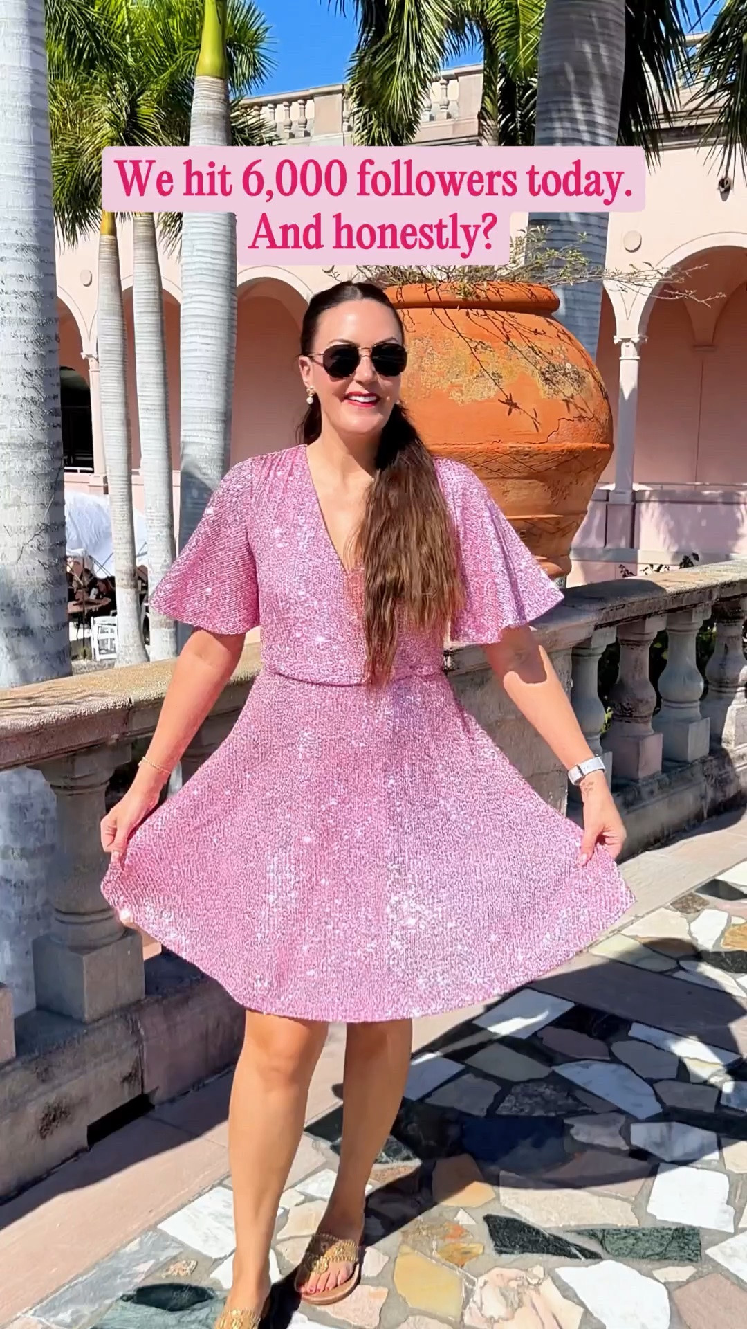 Sparkly pink fit and flare dress 💕✨

One of my favorite dresses for pear-shaped figures because it highlights the waist while skimming over the hips. Perfect for vacation, weddings, date nights, parties, and special occasions!

#LTKSeasonal #LTKSaleAlert #LTKTravel