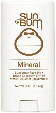 Sun Bum Mineral SPF 50 Sunscreen Face Stick | Vegan and Reef Friendly (Octinoxate & Oxybenzone Fr... | Amazon (US)
