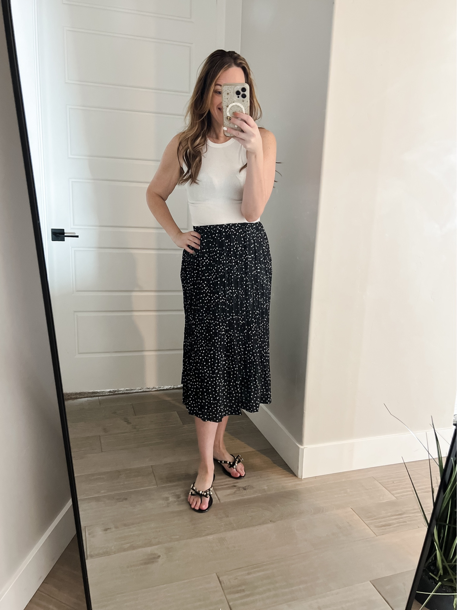 Casual classic skirt for work or play. Teacher outfit. Teacher outfit idea. Casual skirt outfits. How to style skirt. Amazon skirt. Amazon fashion. Work outfit ideas. 
Work from home outfit. comfortable style.  Everyday outfit. Everyday style. Outfit of the day. Outfit of the day. Inspiration. Casual style. Comfortable style. Casual inspiration. Comfy. Fall outfit idea. Fall outfit ideas. Fall outfit style. What to wear with jeans. Fall weekend outfit. Casual outfit. Casual style. Mom outfit. Mom style. Comfy outfit. Travel outfit. Work outfit. Trending. Popular style. Errands outfit. Everyday outfit. Walmart. Over 40 fashion. Fall fashion. Fall style. Fall outfit. Ootd. Over 40 style. Over 40 outfit. How to style sweater.  Affordable style. Working mom. Work from home outfit. Work from home style. Casual look. Brunch outfit. Girls day outfit  

#LTKstyletip #LTKunder50 #LTKSeasonal