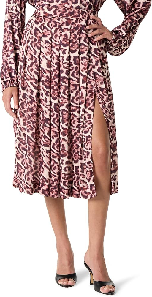 The Drop Women's Standard Pleated Skirt with Slit | Amazon (US)