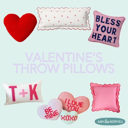 Valentine’s Day Throw Pillows 

#LTKSeasonal #LTKfindsunder50 #LTKhome