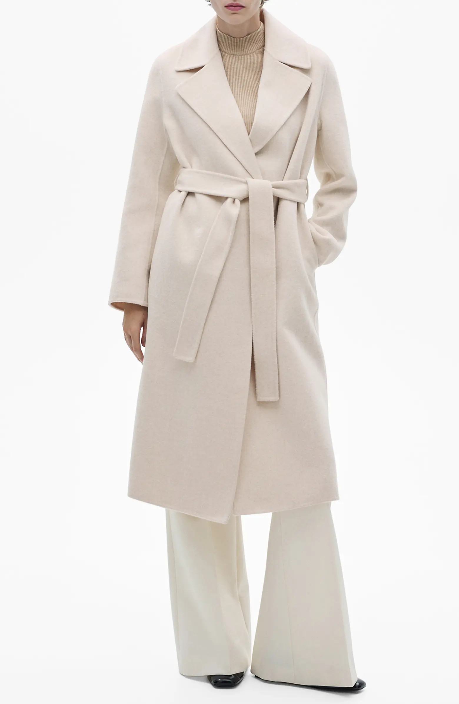 Wool Blend Wrap Coat | Nordstrom