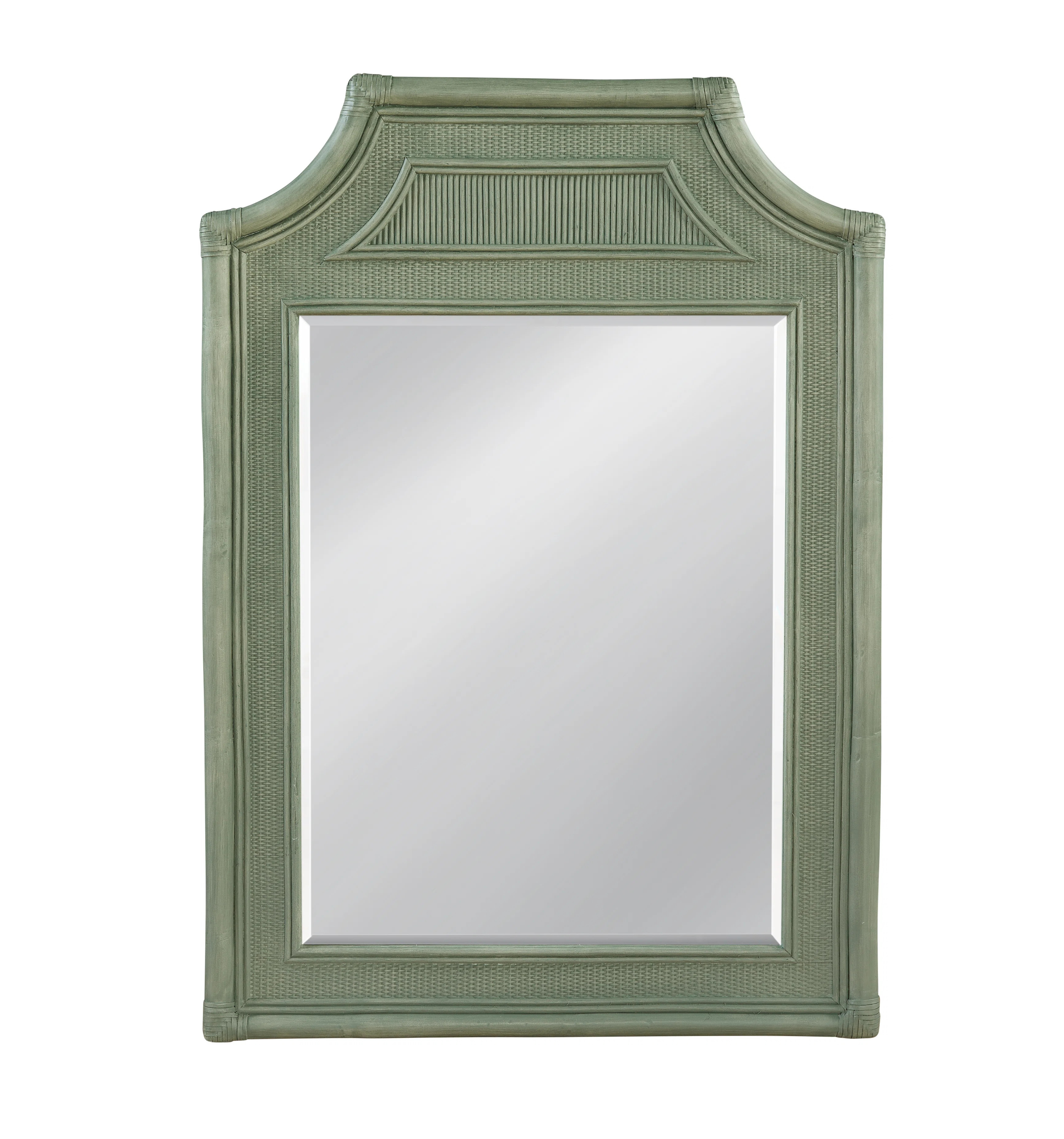 Summer Retreat Rattan Flat Mirror | Wayfair North America