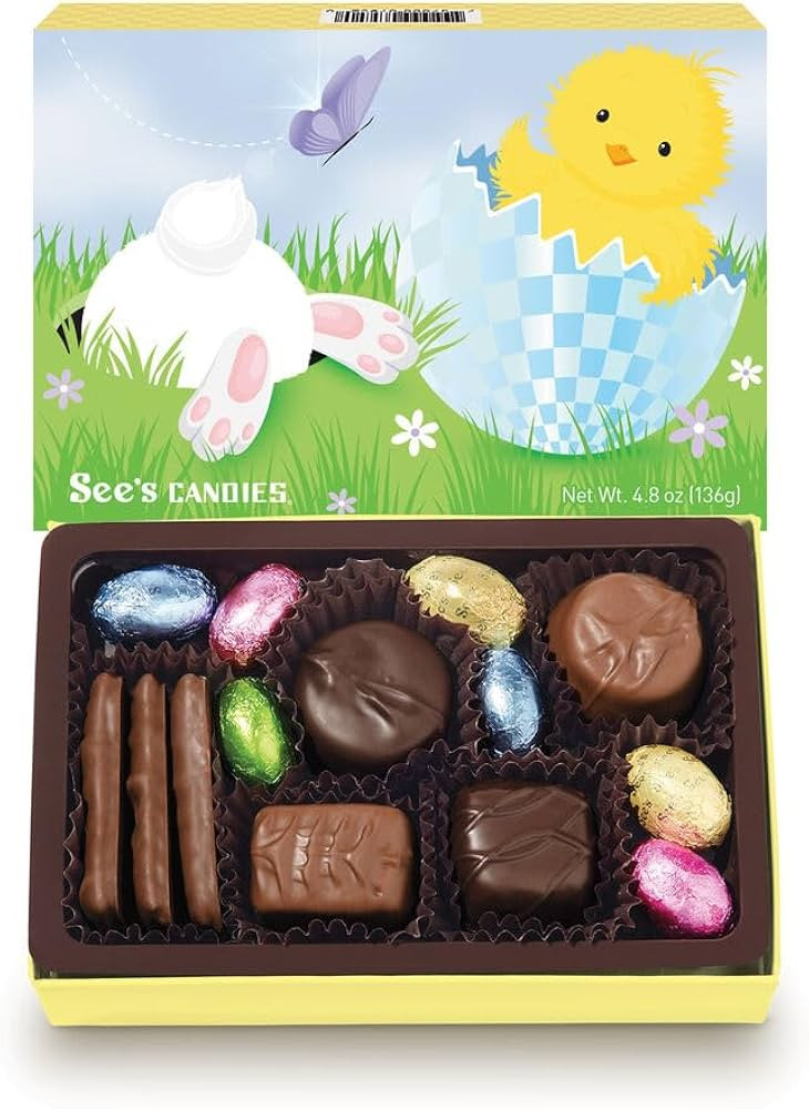 See's Candies 4.8 oz Easter Bunny & Chick Box | Amazon (US)