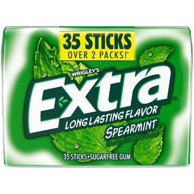 Extra Spearmint Sugar Free Chewing Gum - 35ct | Target