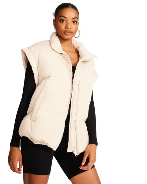 LEIA VEST BEIGE | Steve Madden (US)