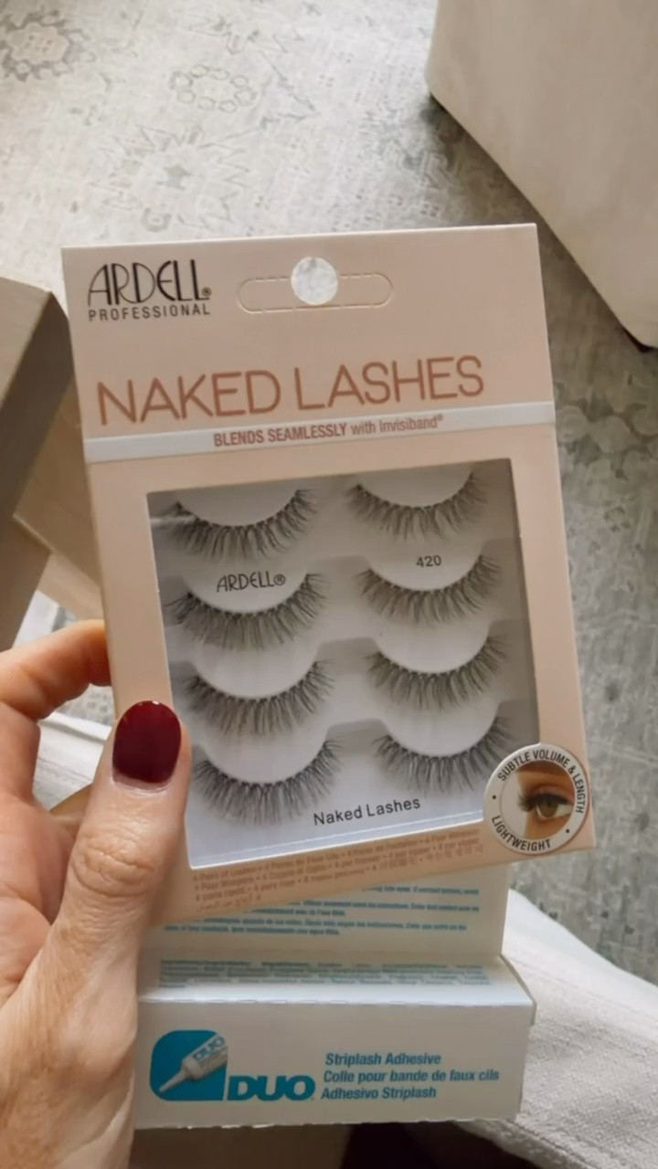 These are the best strip lashes! The invisible band makes them so easy to apply and I love that they look so natural! Definitely a must have for an elevated eye look

Loverly grey, strip false lashes, ardell 420 lashes, best false lashes, makeup favorites Amazon 

#LTKgrwm #LTKBeauty
