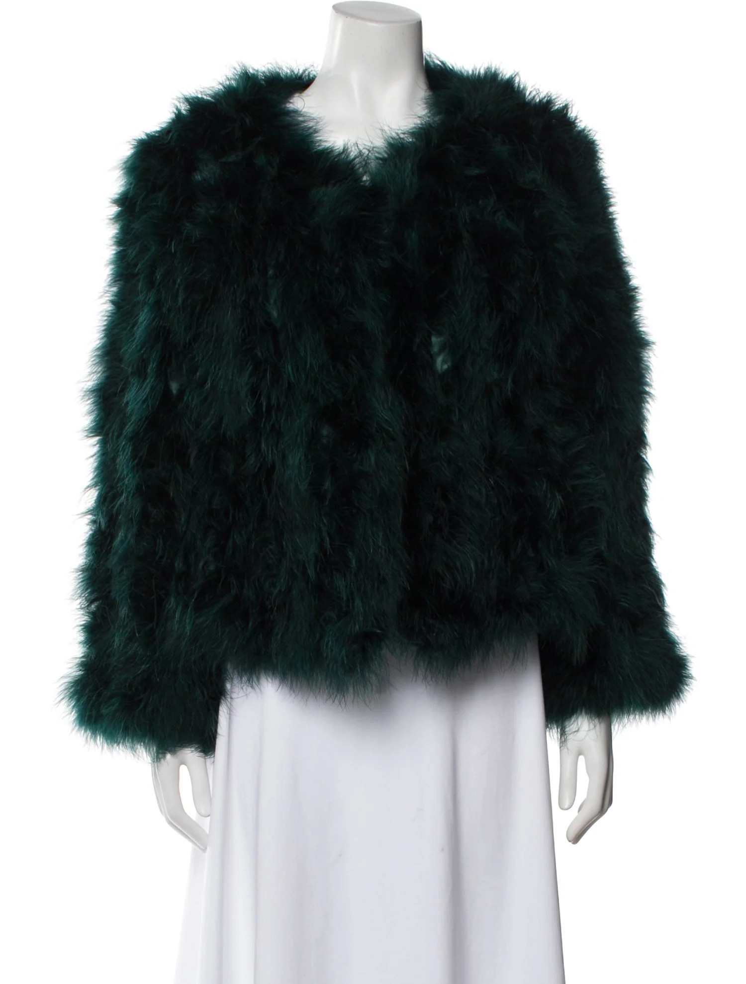 Pello Bello Ostrich Feather Down Jacket - Green Jackets, Clothing - WPELB20169 | The RealReal | The RealReal