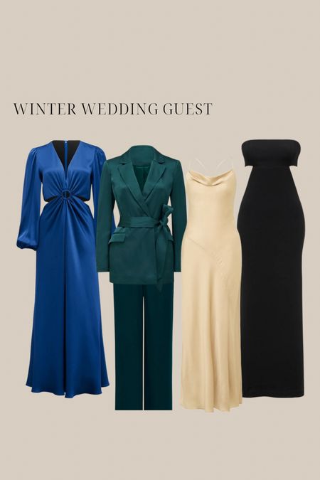 Some winter wedding guest inspo for you! Love these more wintery colours & fabrics! 

#LTKwedding #LTKstyletip #LTKeurope